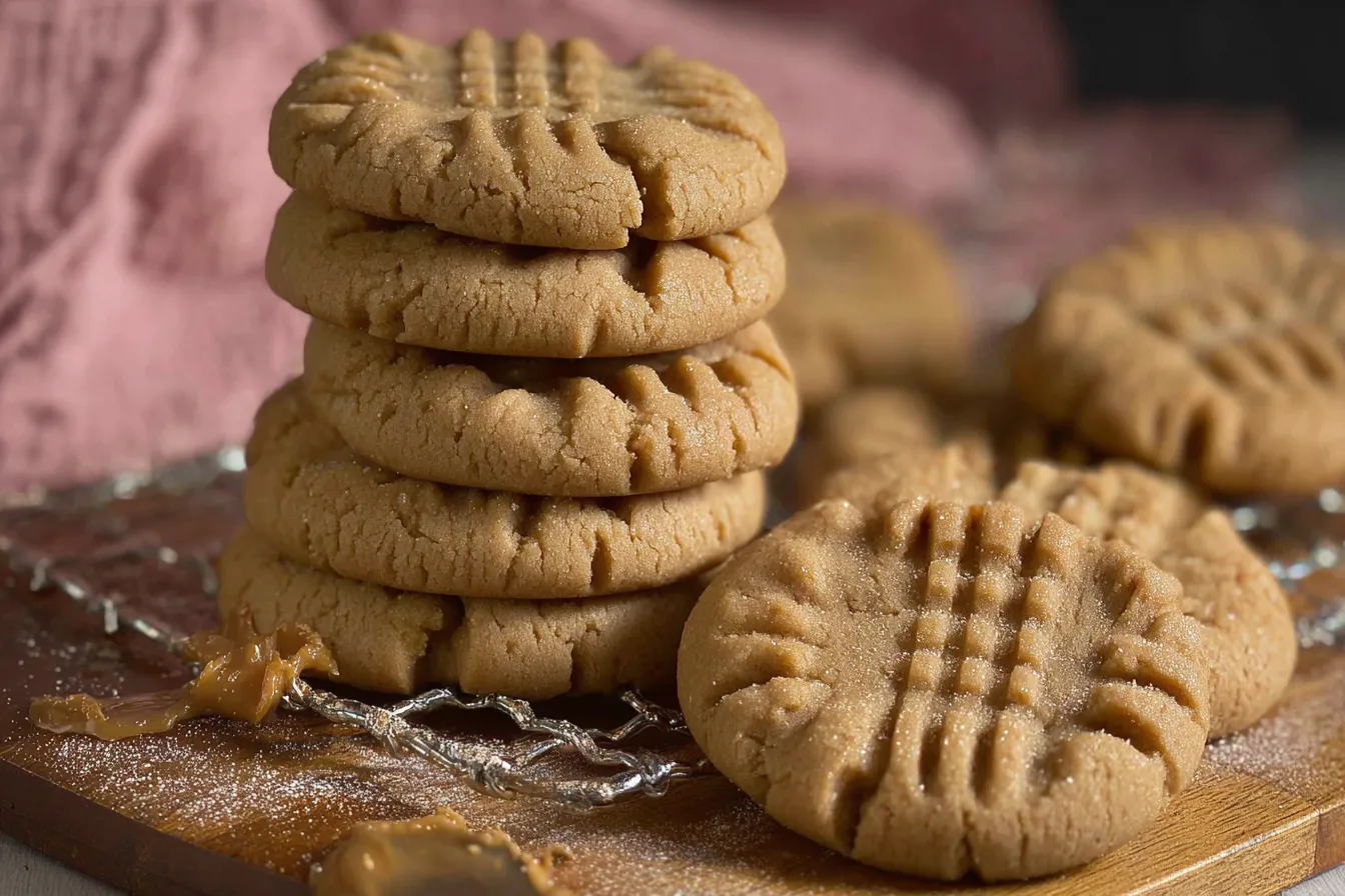 Peanut Butter Cookies That Will Make You Smile 1 Delicious Peanut Butter Cookies Freshly Baked