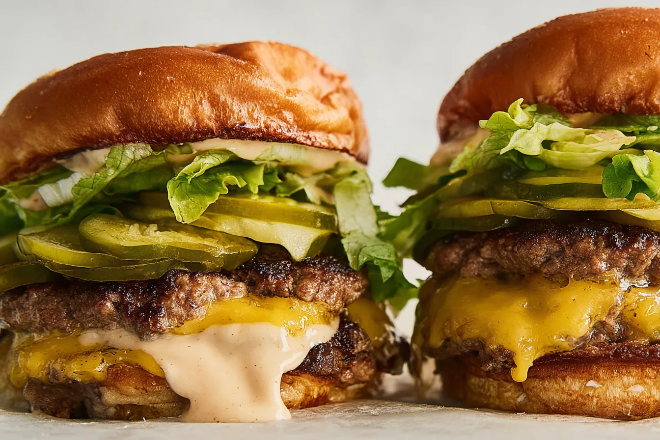 Juicy Smash Burgers on the Grill