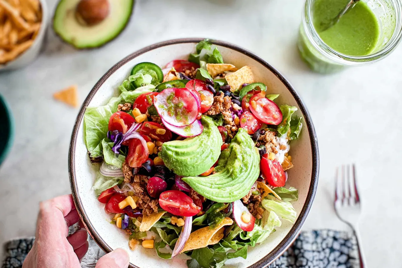 Delicious Taco Salad with Fresh Ingredients