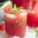 Refreshing Watermelon Agua Fresca in a Glass