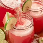 Watermelon Limeade: Refreshingly Sweet Summer Drink 3 Delicious Watermelon Limeade in a Glass