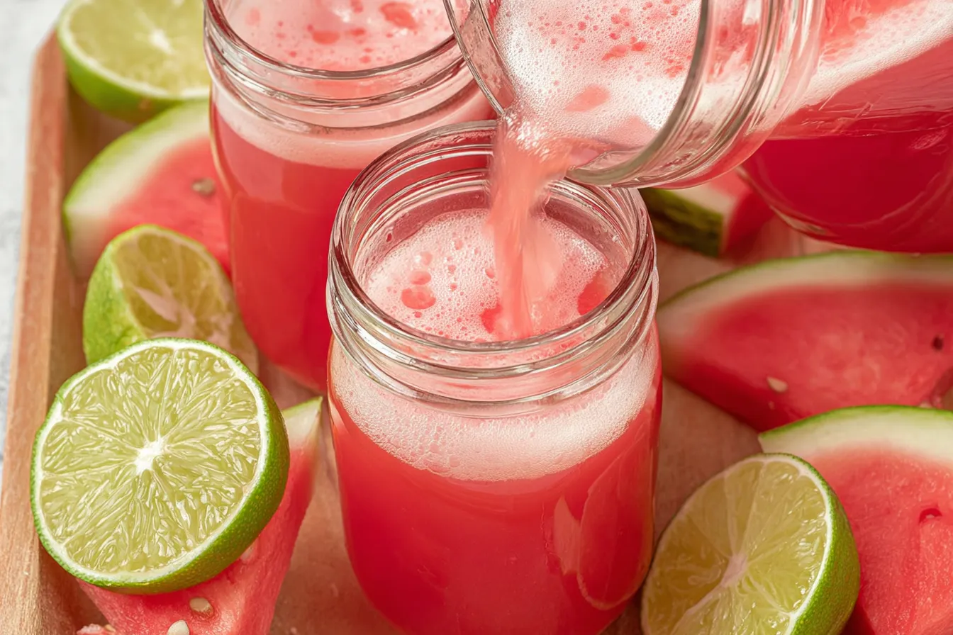 Watermelon Limeade: Refreshingly Sweet Summer Drink 2 Watermelon Limeade