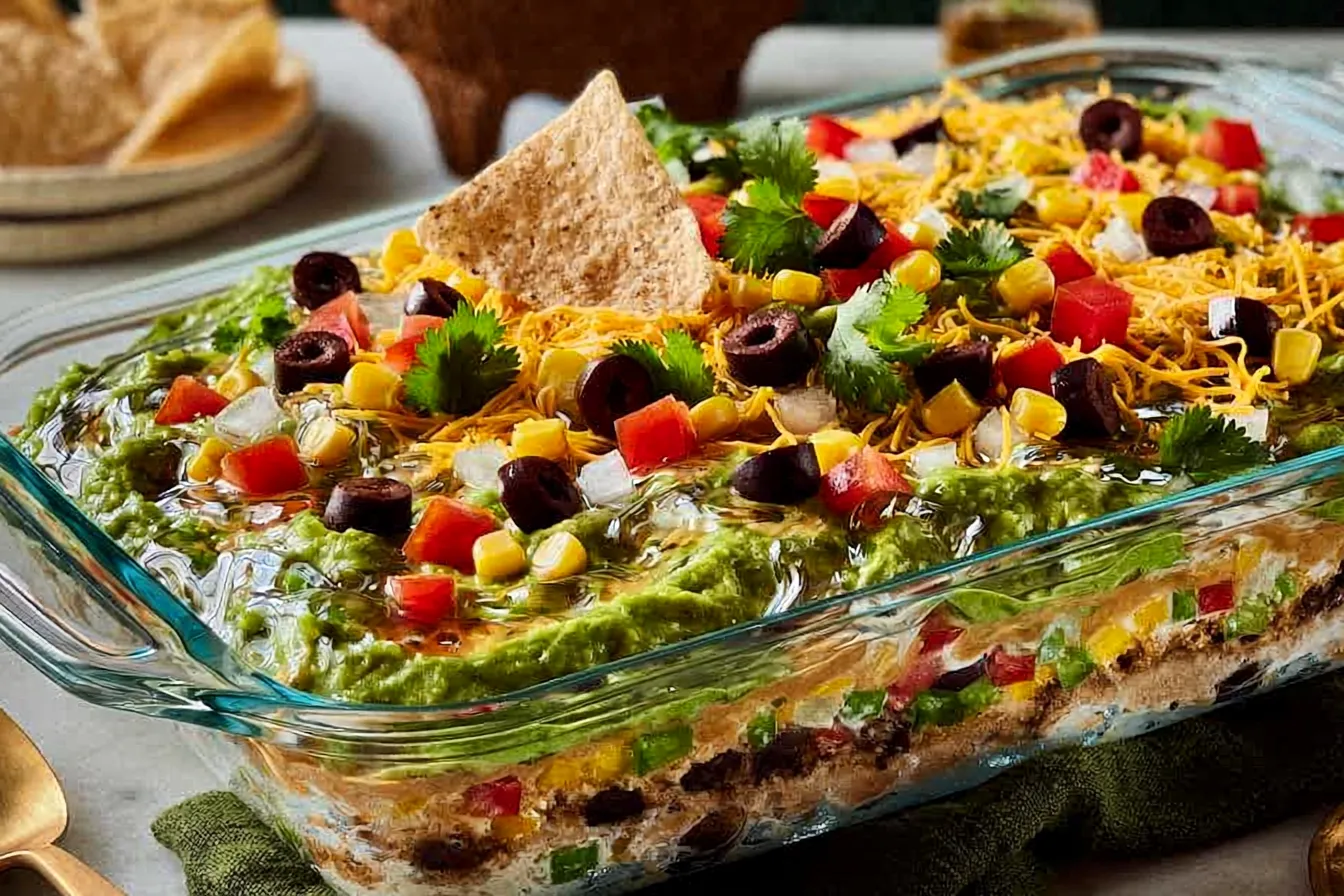7-Layer Dip: The Ultimate Party Pleaser You Can’t Resist Delicious 7-Layer Dip Ready to Serve