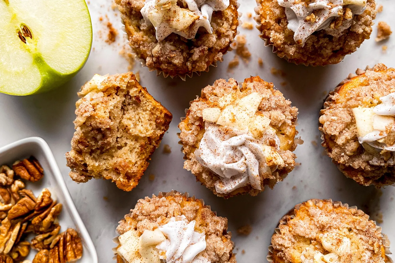 Delicious Apple Cinnamon Muffins Freshly Baked
