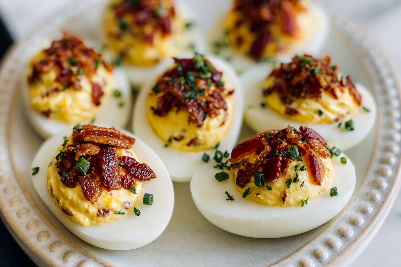 Bacon Deviled Eggs