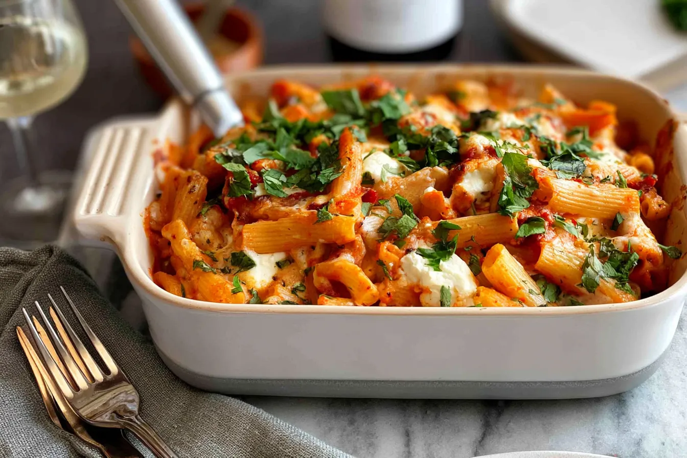 Baked Ziti with Ricotta