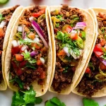 Beef Tacos That Will Make You Smile Today! 3 Delicious Homemade Beef Tacos Ready to Enjoy