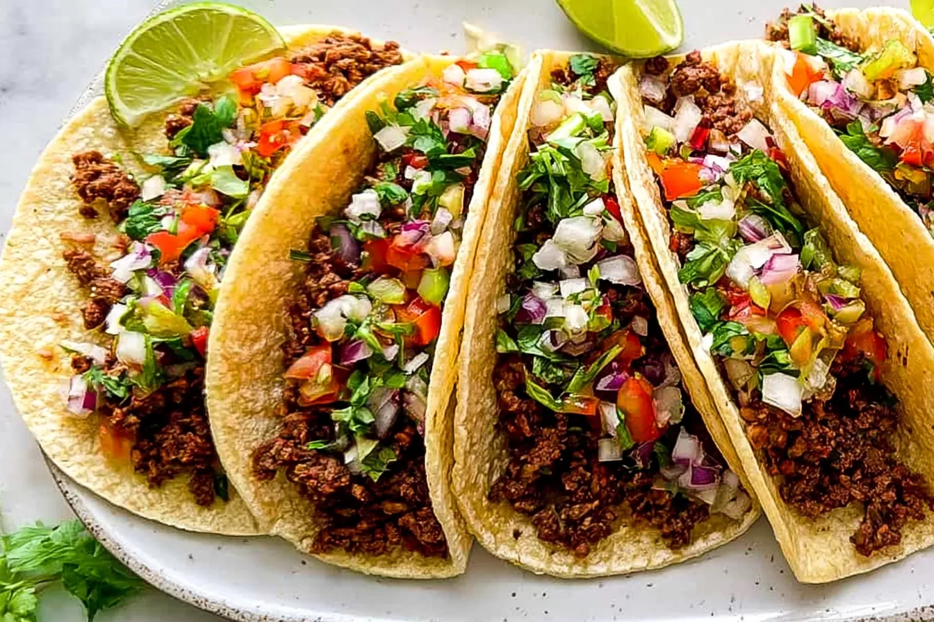 Beef Tacos That Will Make You Smile Today! 2 Beef Tacos