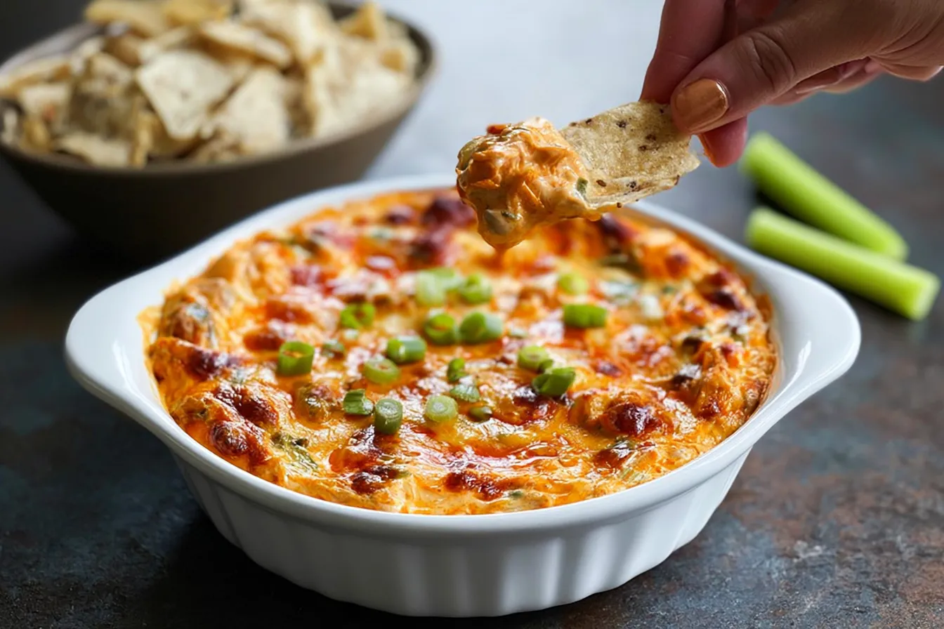 Buffalo Chicken Dip: The Ultimate Game Day Delight! Delicious Buffalo Chicken Dip Served Warm
