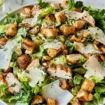 Delicious Caesar Salad with Homemade Dressing