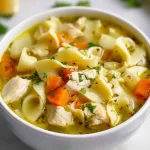 Chicken Noodle Soup: The Ultimate Comfort Food Recipe 3 Chicken Noodle Soup in a Bowl - Comforting and Delicious