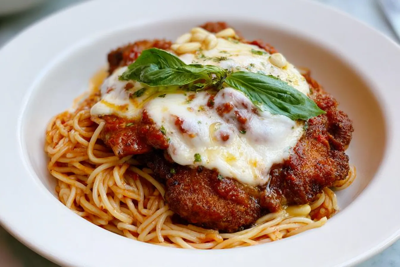 Crispy Chicken Parmesan with Marinara Sauce