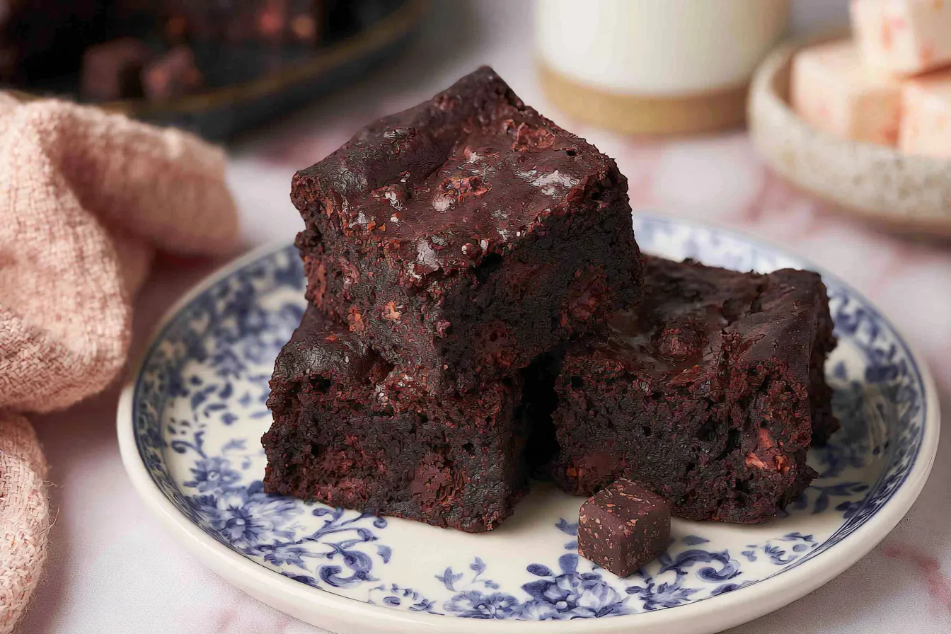 Chocolate Fudge Brownies: Decadent Delight You Can't Resist 1 Decadent Chocolate Fudge Brownies Freshly Baked