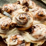 Cinnamon Rolls Freshly Baked and Glazed