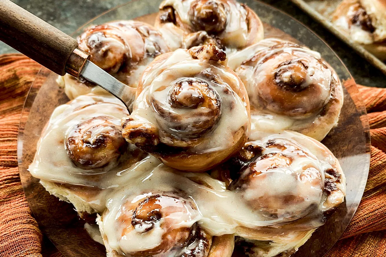 Cinnamon Rolls: Indulge in These Sweet Delights! Cinnamon Rolls Freshly Baked and Glazed