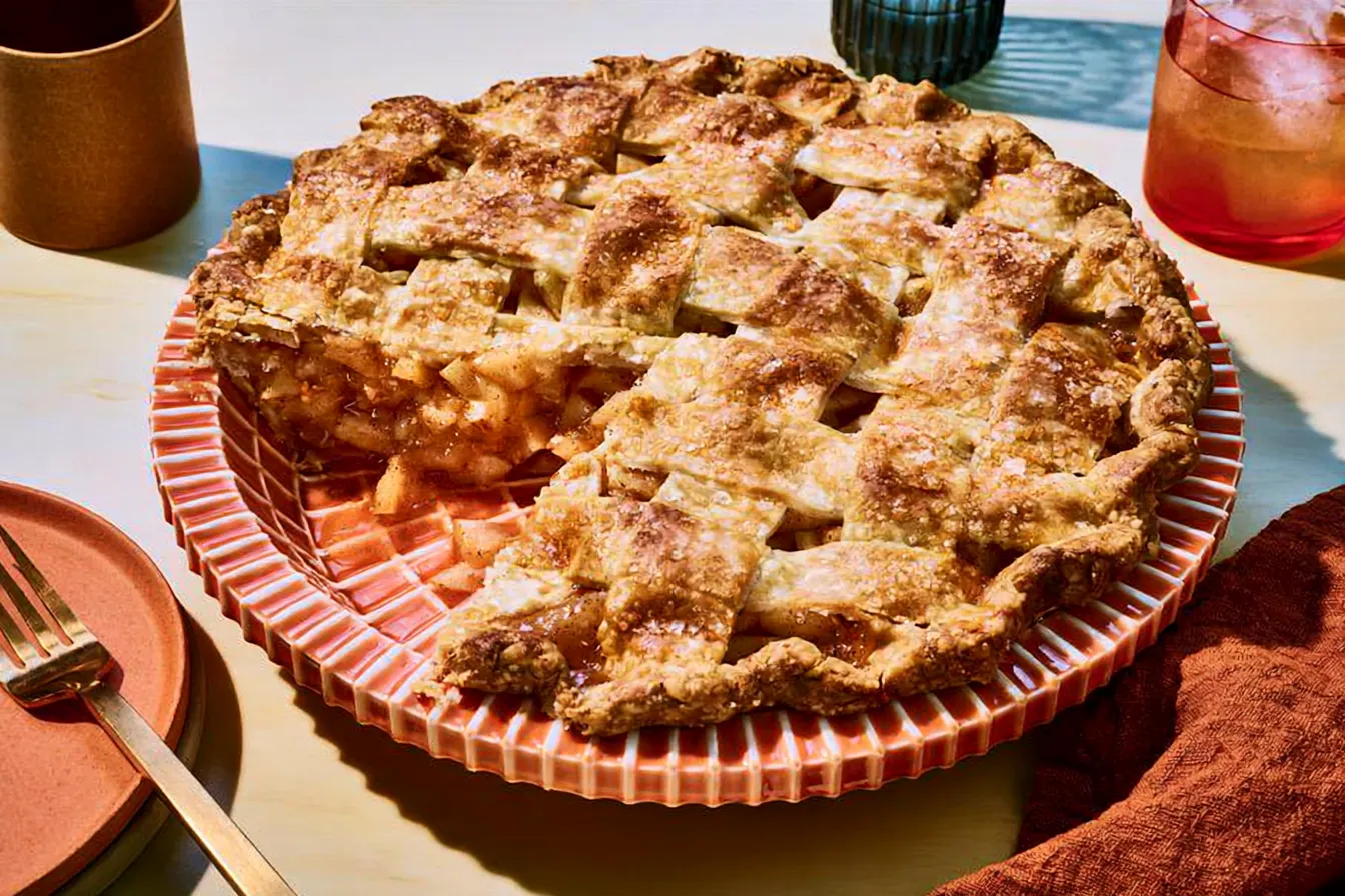 Classic Apple Pie: A Comforting Sweet Treat to Cherish Classic Apple Pie Freshly Baked with Golden Crust
