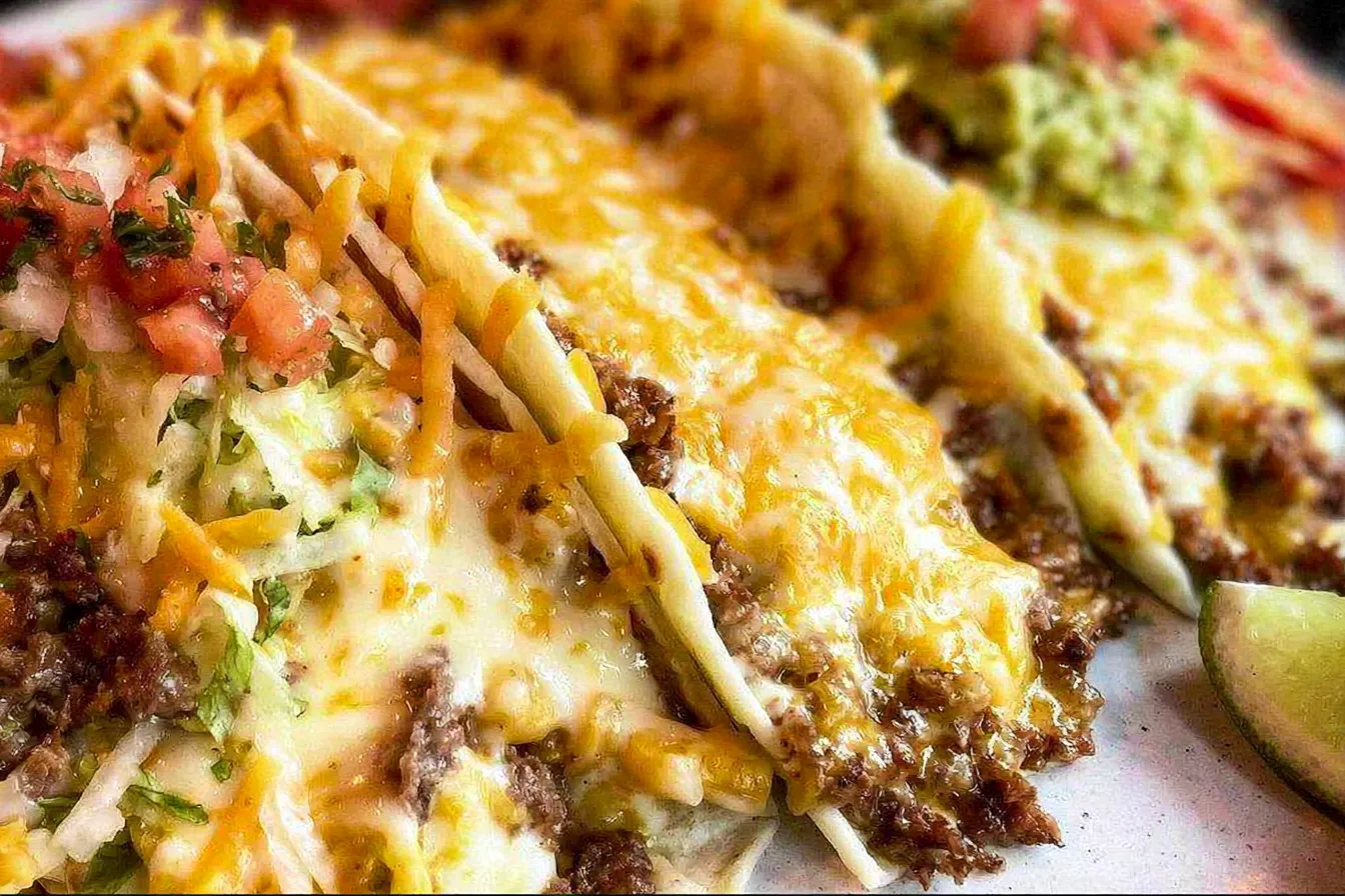 Classic Beef Tacos on a Plate