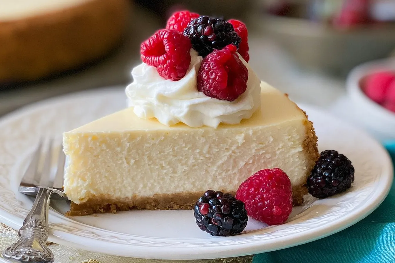 Classic Cheesecake: A Timeless Delight You’ll Love Classic Cheesecake Slices on a Plate