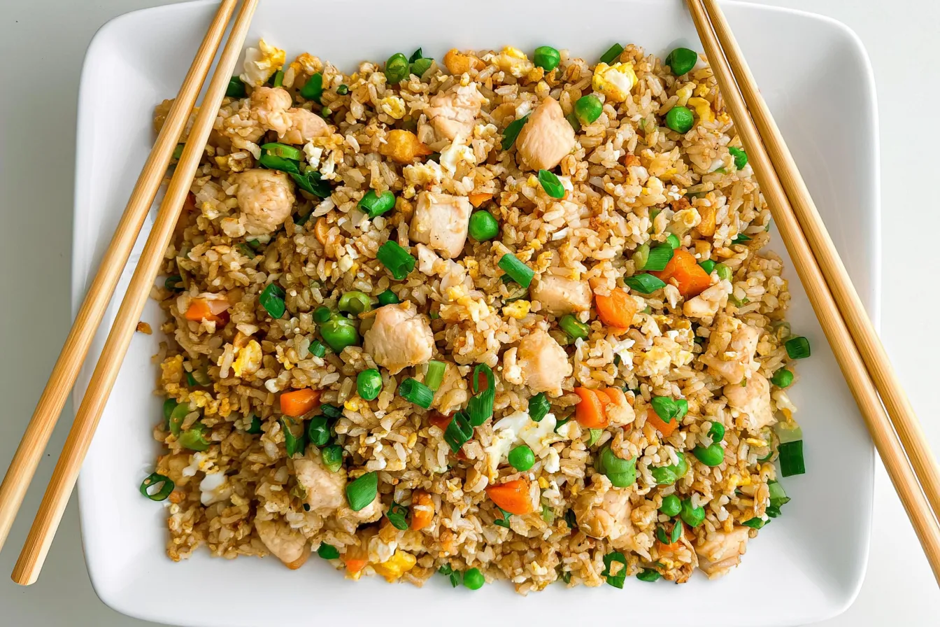 Classic Chicken Fried Rice: A Flavorful Family Favorite 1 Classic Chicken Fried Rice in a Bowl