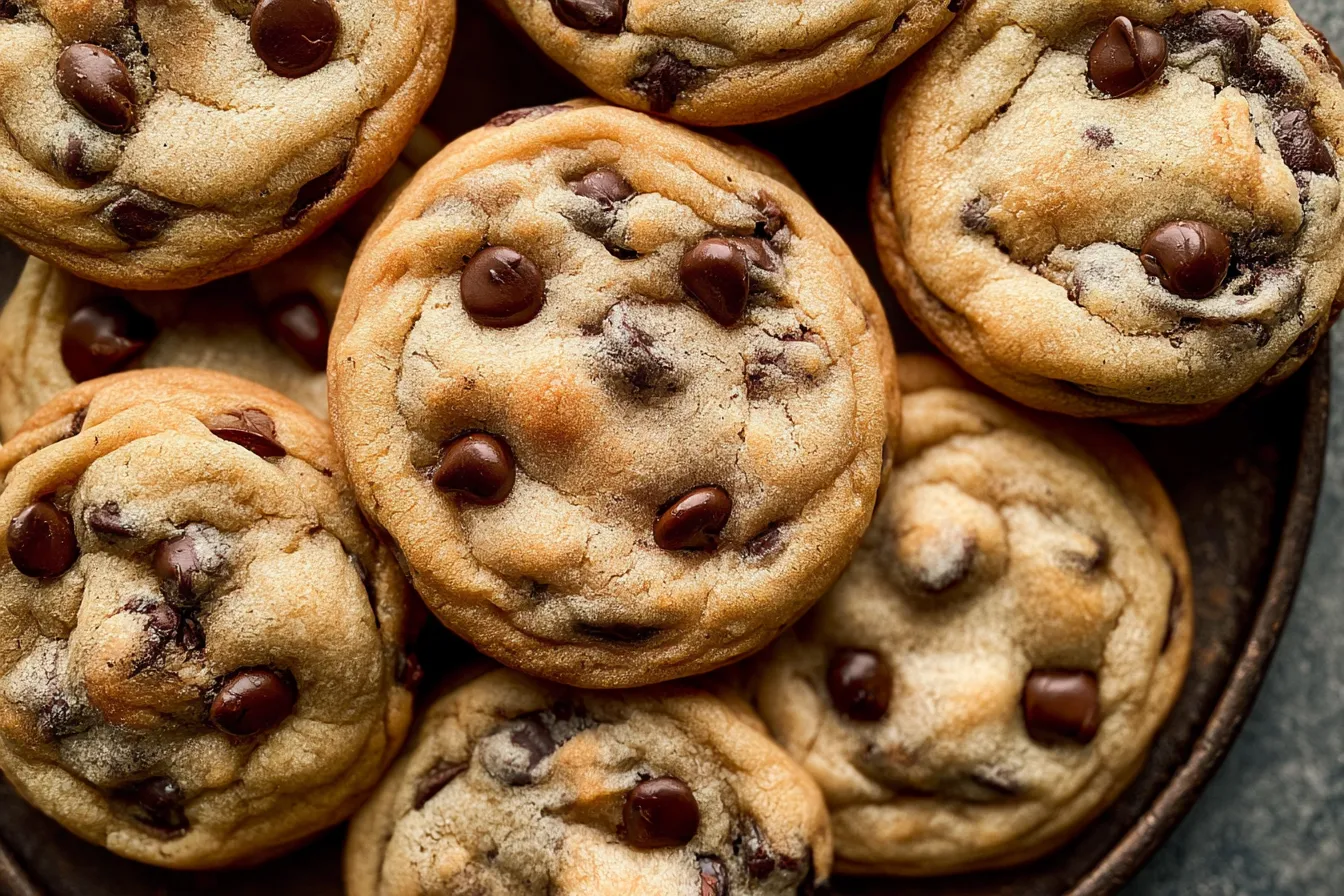 Delicious Classic Chocolate Chip Cookies Freshly Baked
