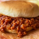 Classic Sloppy Joes on a Plate