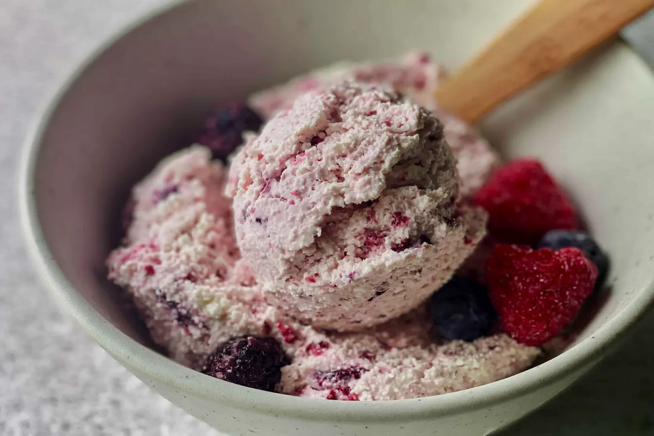 Cottage Cheese Ice Cream: A Guilt-Free Treat You'll Love! 1 Delicious Cottage Cheese Ice Cream in a Bowl