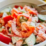Cucumber Tomato Salad Bowl