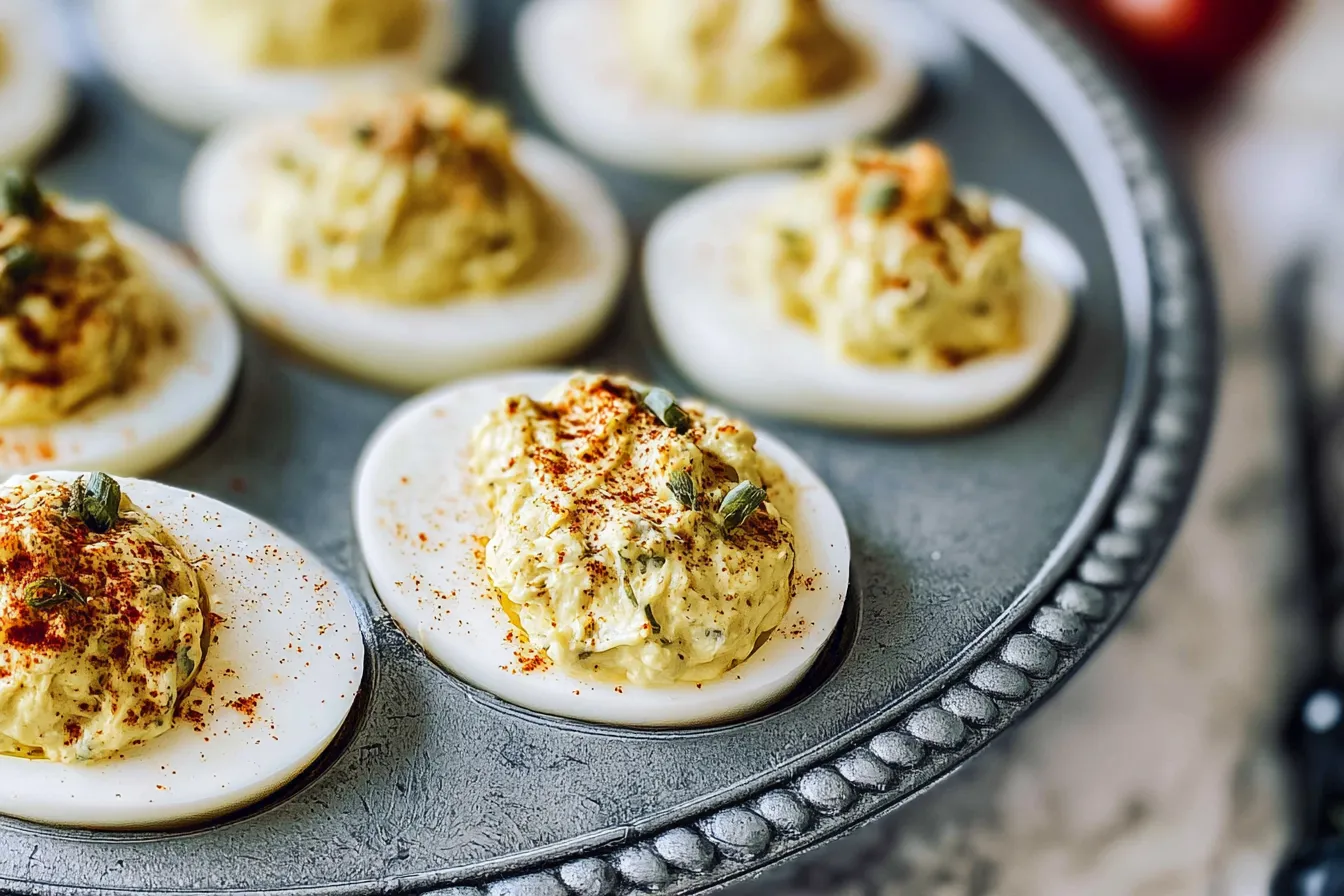 Deviled Eggs Delight: The Perfect Party Snack Recipe 2 Deviled Eggs