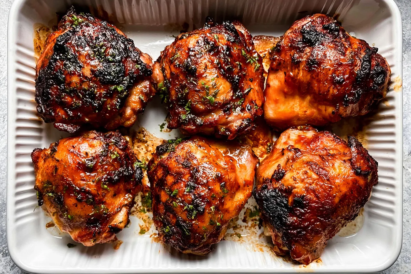 Juicy Grilled BBQ Chicken on the Grill