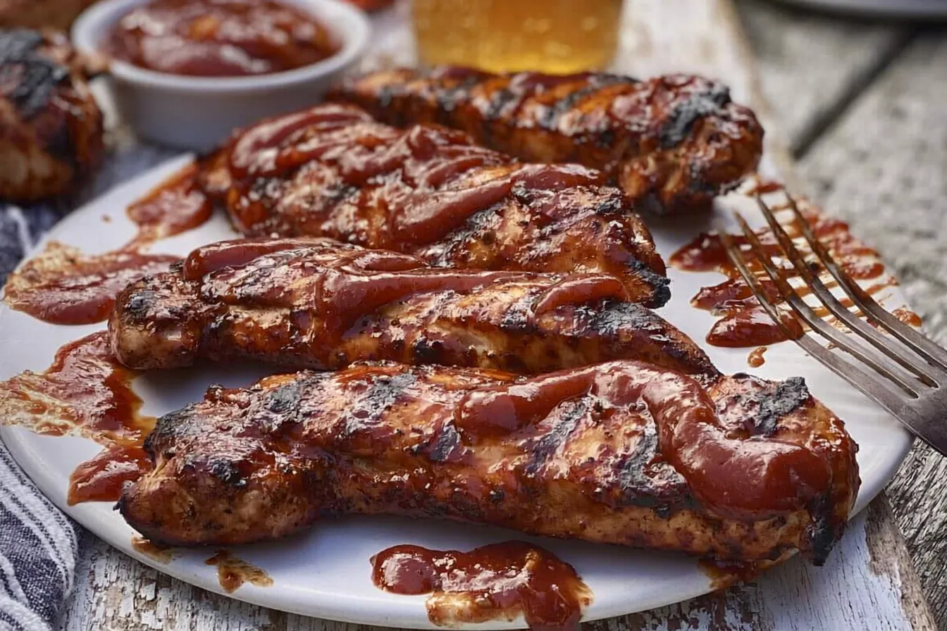 Grilled BBQ Chicken on the Grill