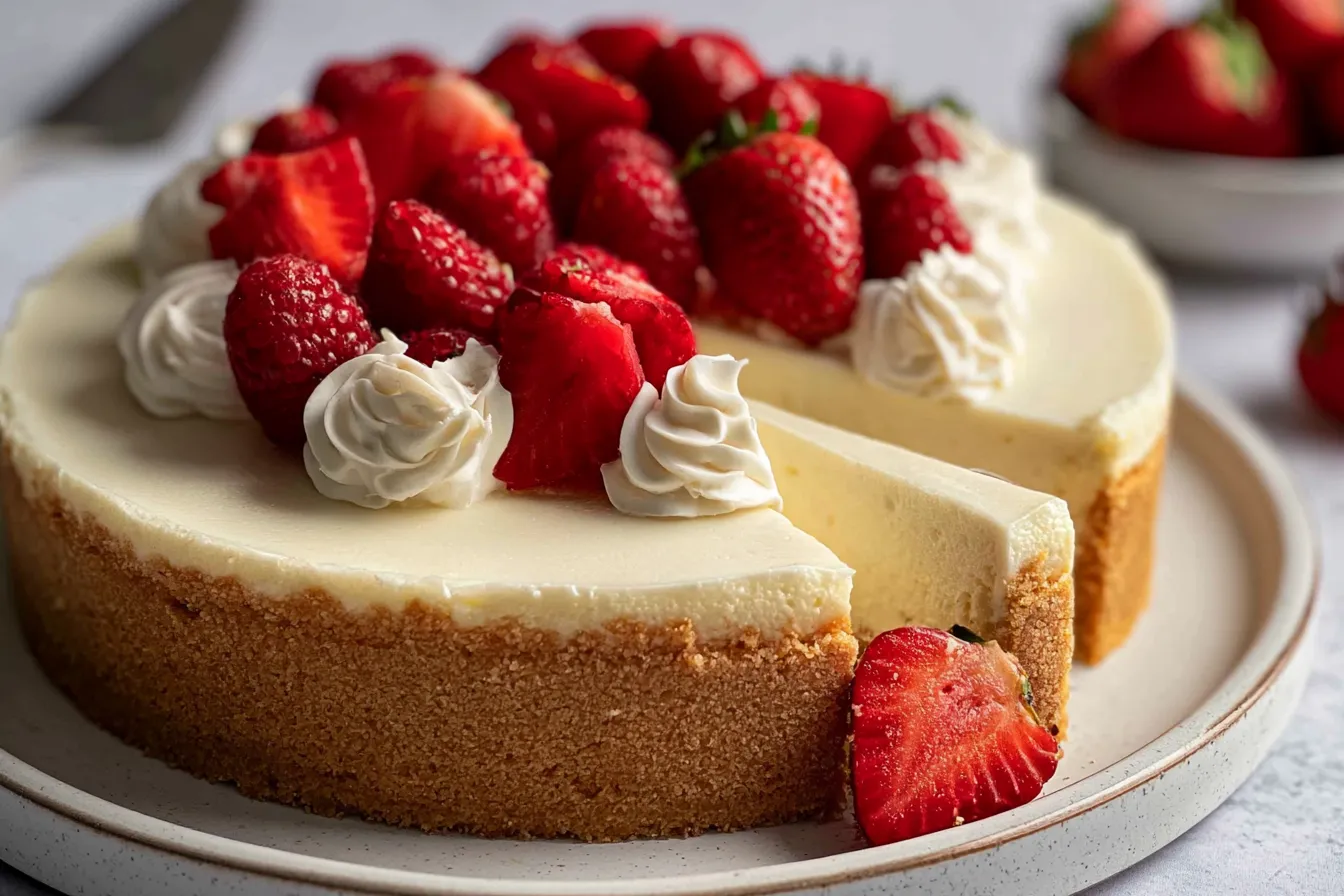 No-Bake Cheesecake: The Easiest Dessert You’ll Ever Make 1 Delicious No-Bake Cheesecake Slices on a Plate