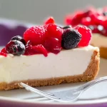 Delicious No-Bake Cheesecake Slices Ready to Enjoy