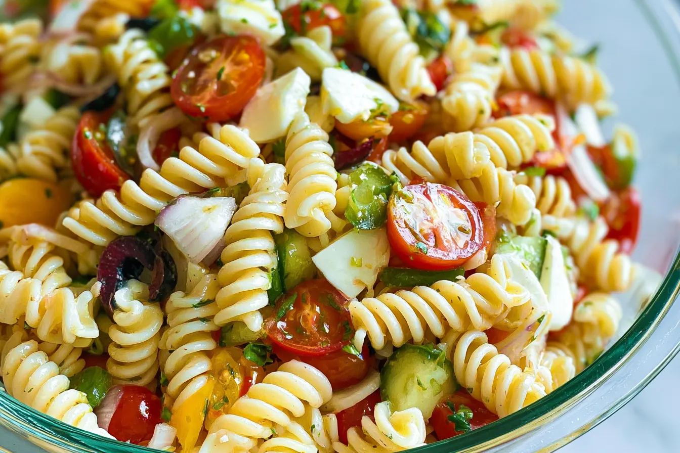 Pasta Salad Bliss: Delicious and Easy Recipes You’ll Love 1 Colorful Pasta Salad with Fresh Vegetables