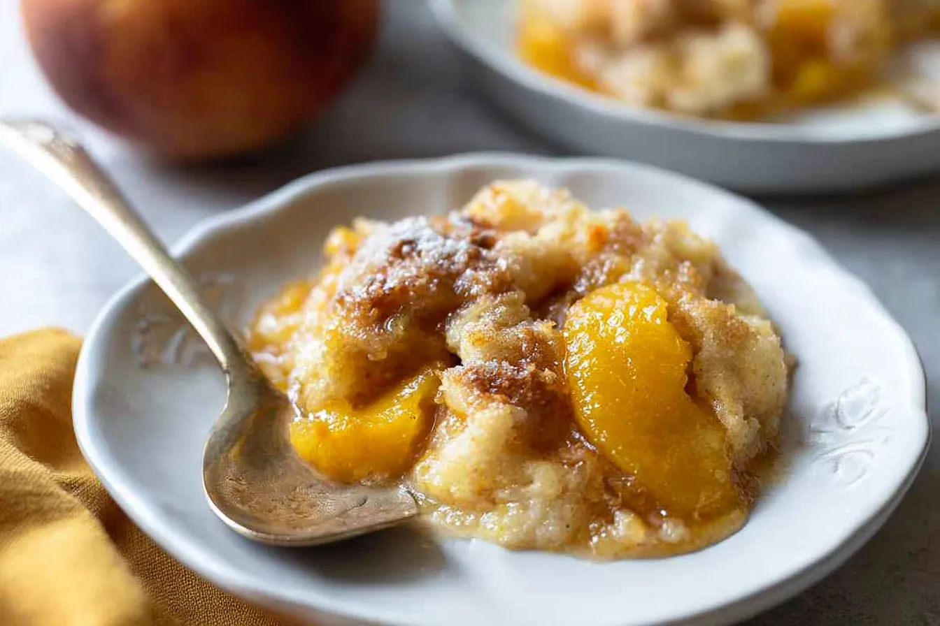 Peach Cobbler: A Delicious Summer Delight You Must Try 1 Delicious Peach Cobbler Fresh from the Oven