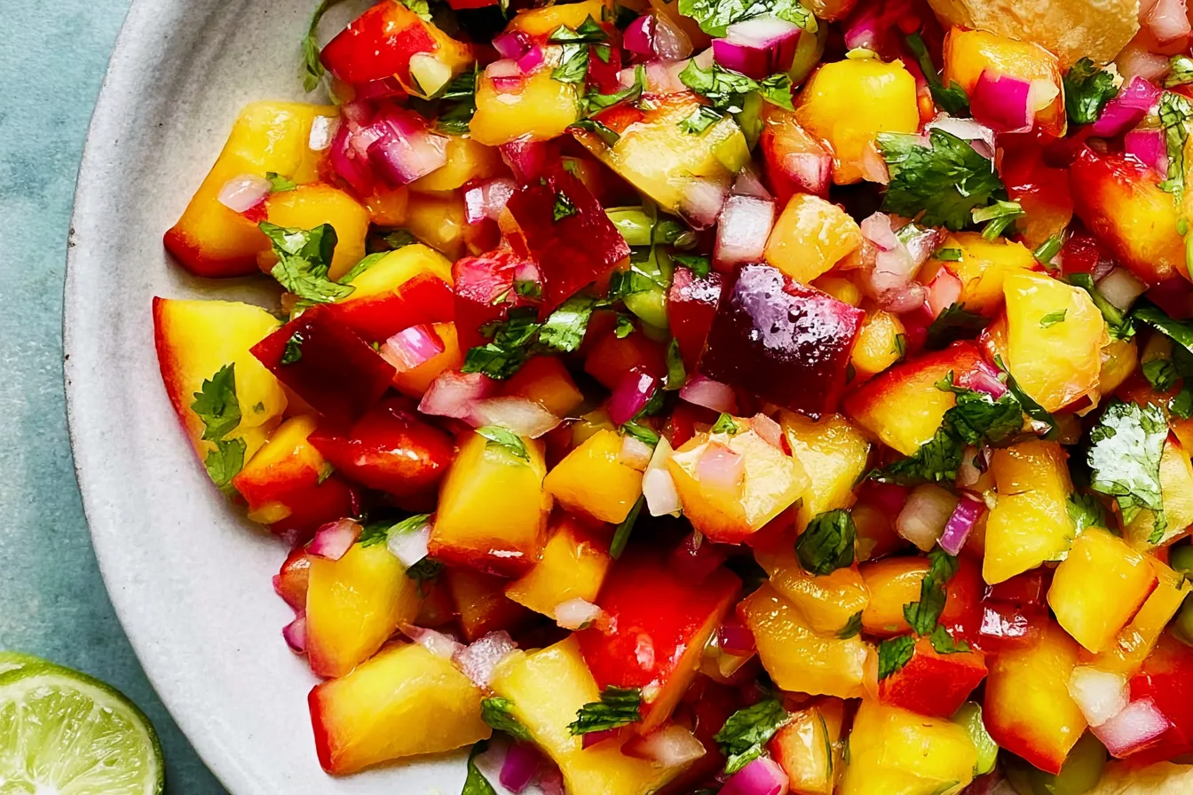 Peach Salsa: A Fresh Twist for Summer Dishes Delicious Peach Salsa in a Bowl