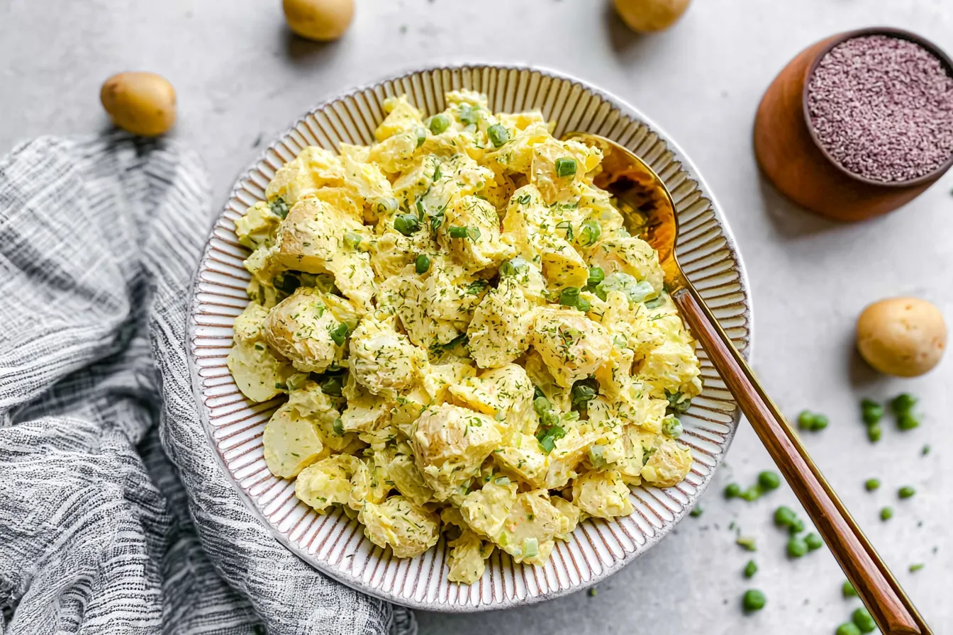 Potato Salad: The Best Recipe You’ll Ever Make Potato Salad with Fresh Herbs and Dressing