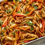 Sheet Pan Chicken Fajitas: A Flavorful Family Favorite 3 Delicious Sheet Pan Chicken Fajitas Ready to Serve