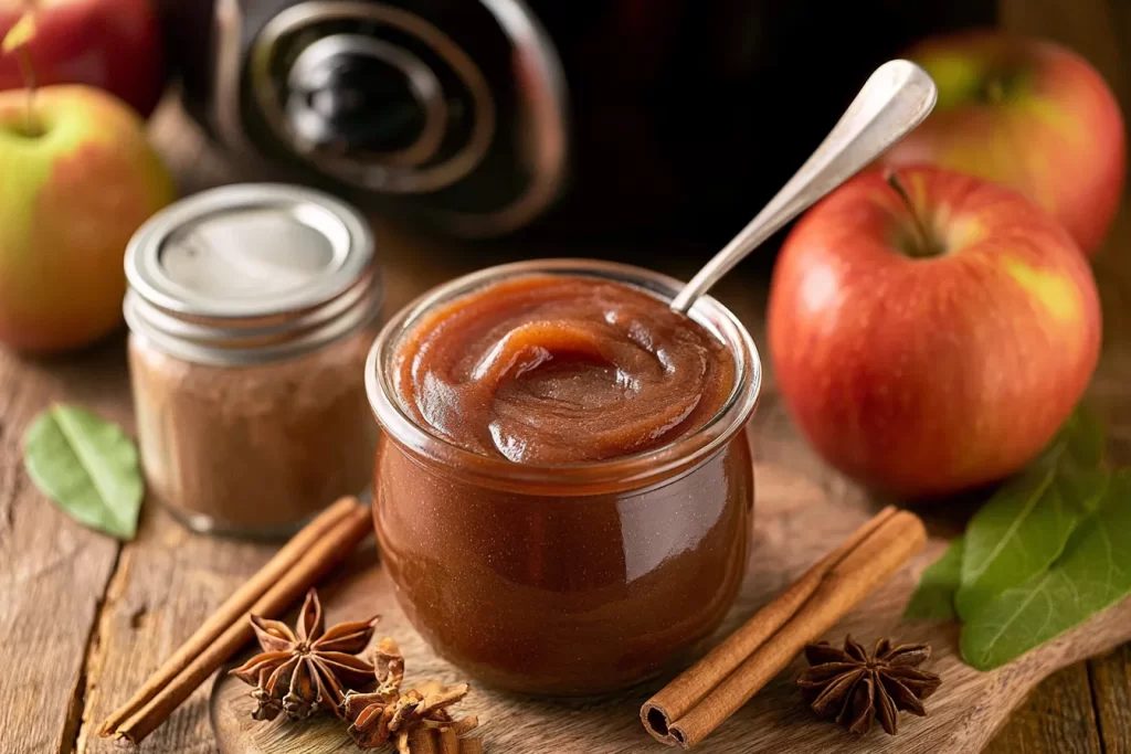 Slow Cooker Apple Butter in a Jar