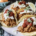 Slow Cooker Chicken Tacos: Deliciously Easy Weeknight Meal 3 Delicious Slow Cooker Chicken Tacos Ready to Serve
