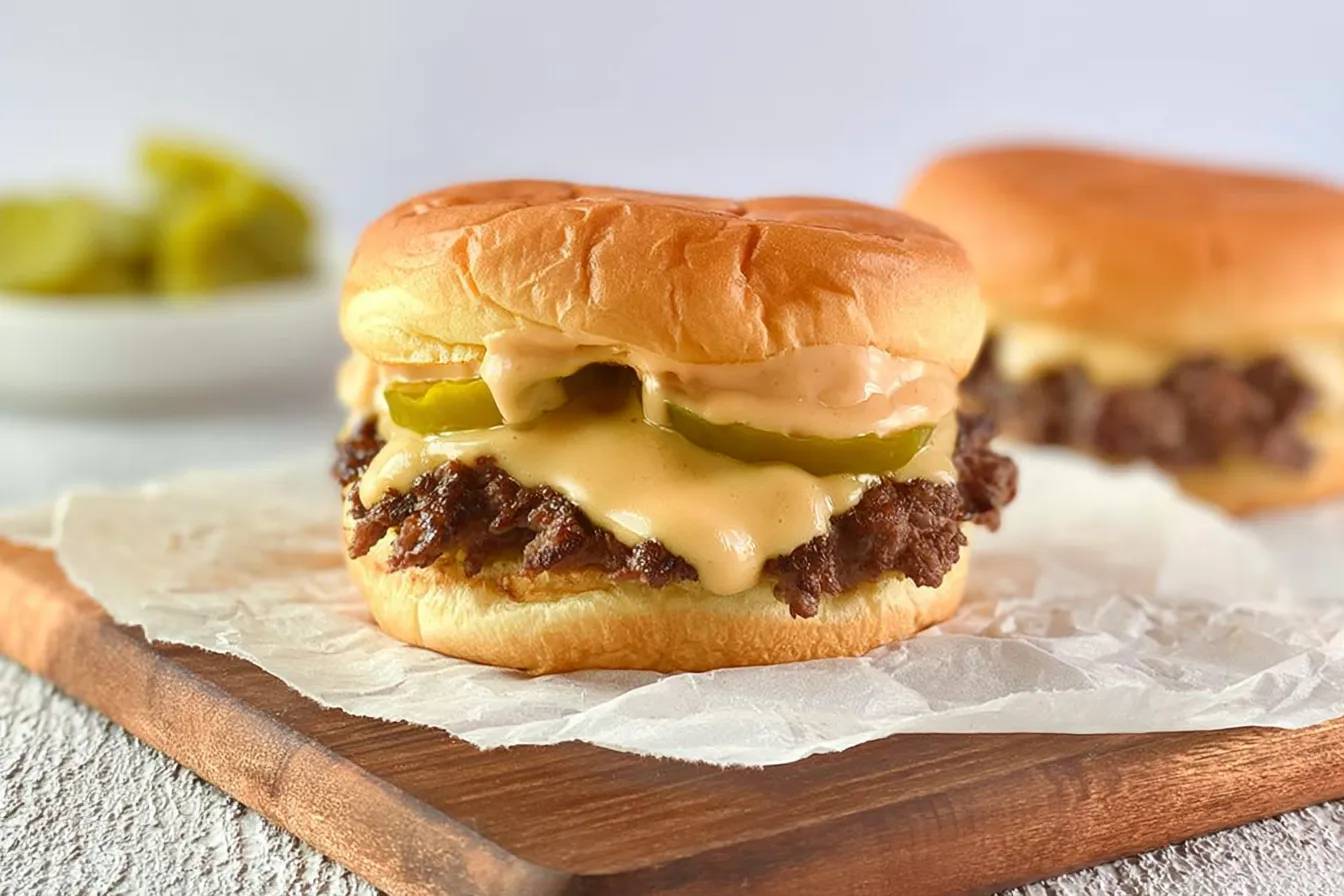Delicious Smash Burgers Just Off the Grill