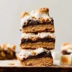 S'mores Bars That Will Ignite Your Taste Buds 3 S'mores Bars Freshly Baked and Ready to Enjoy