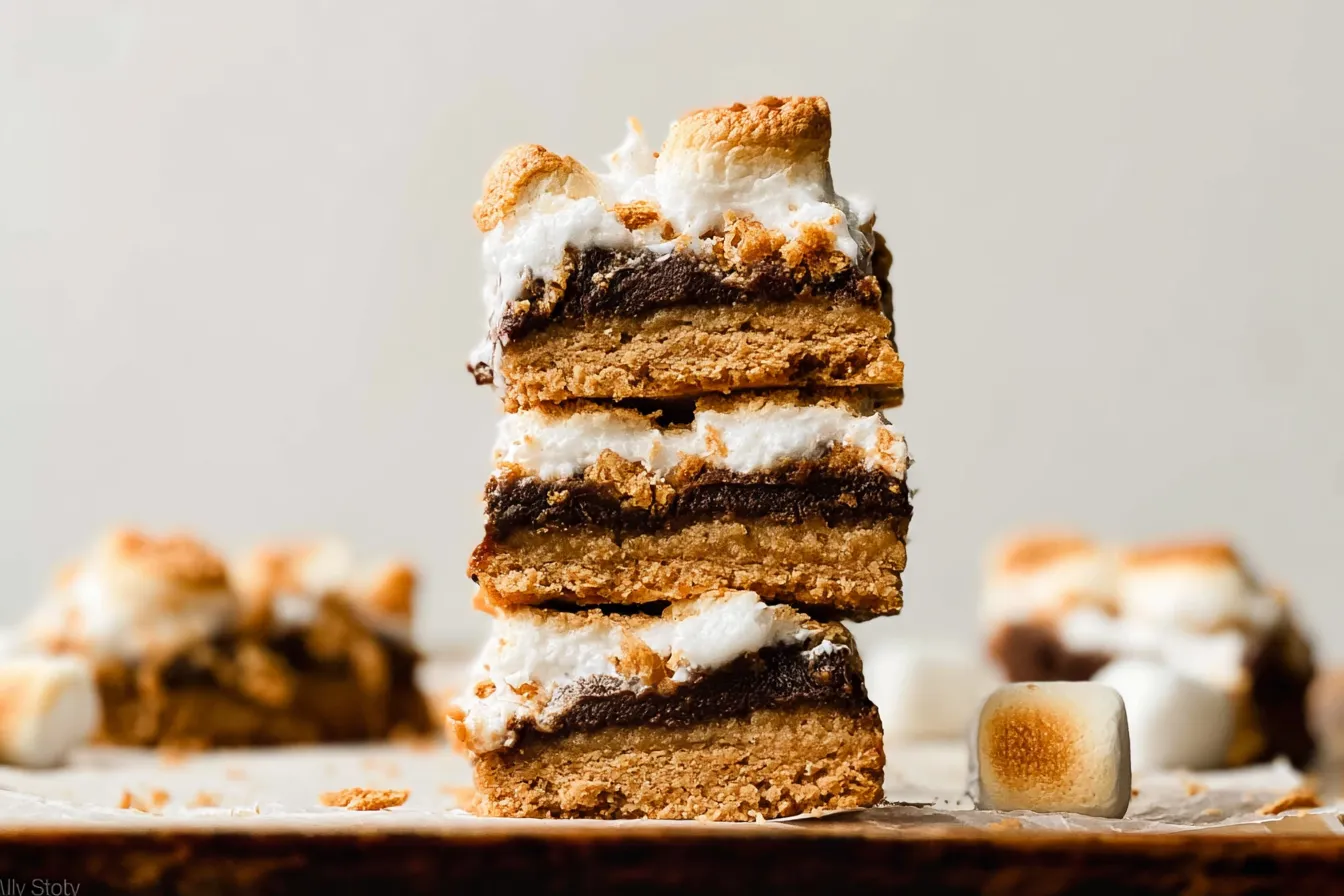 S'mores Bars That Will Ignite Your Taste Buds 1 S'mores Bars Freshly Baked and Ready to Enjoy