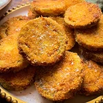 Southern Fried Green Tomatoes - A Delicious Favorite! 3 Southern Fried Green Tomatoes Plated Deliciously