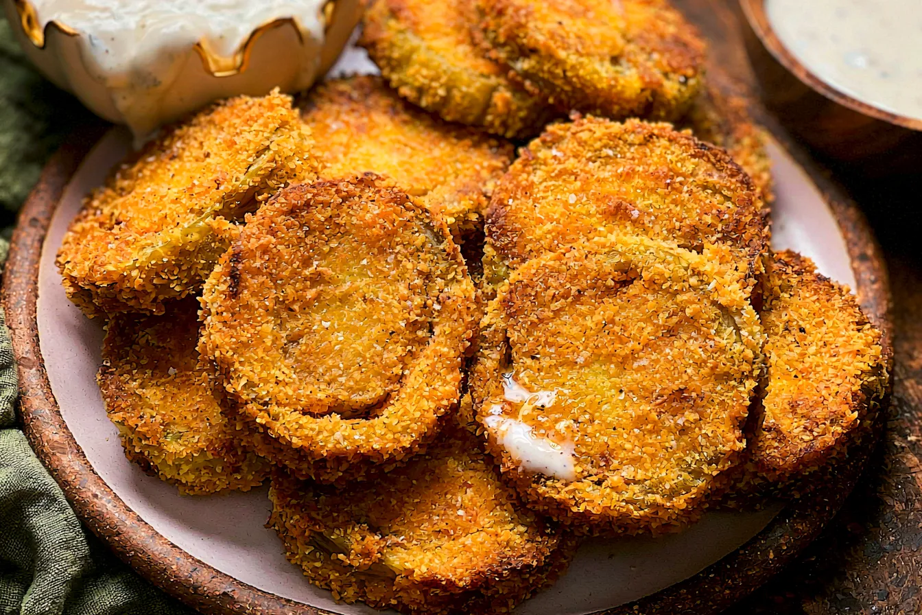 Southern Fried Green Tomatoes - A Delicious Favorite! 2 Southern Fried Green Tomatoes