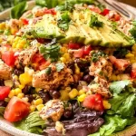 Vibrant Southwest Chicken Salad in a Bowl