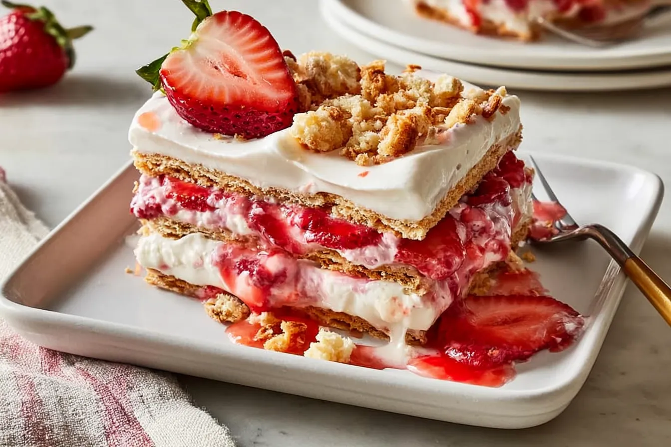 Strawberry Icebox Cake: A Delightful Summer Treat 2 Strawberry Icebox Cake
