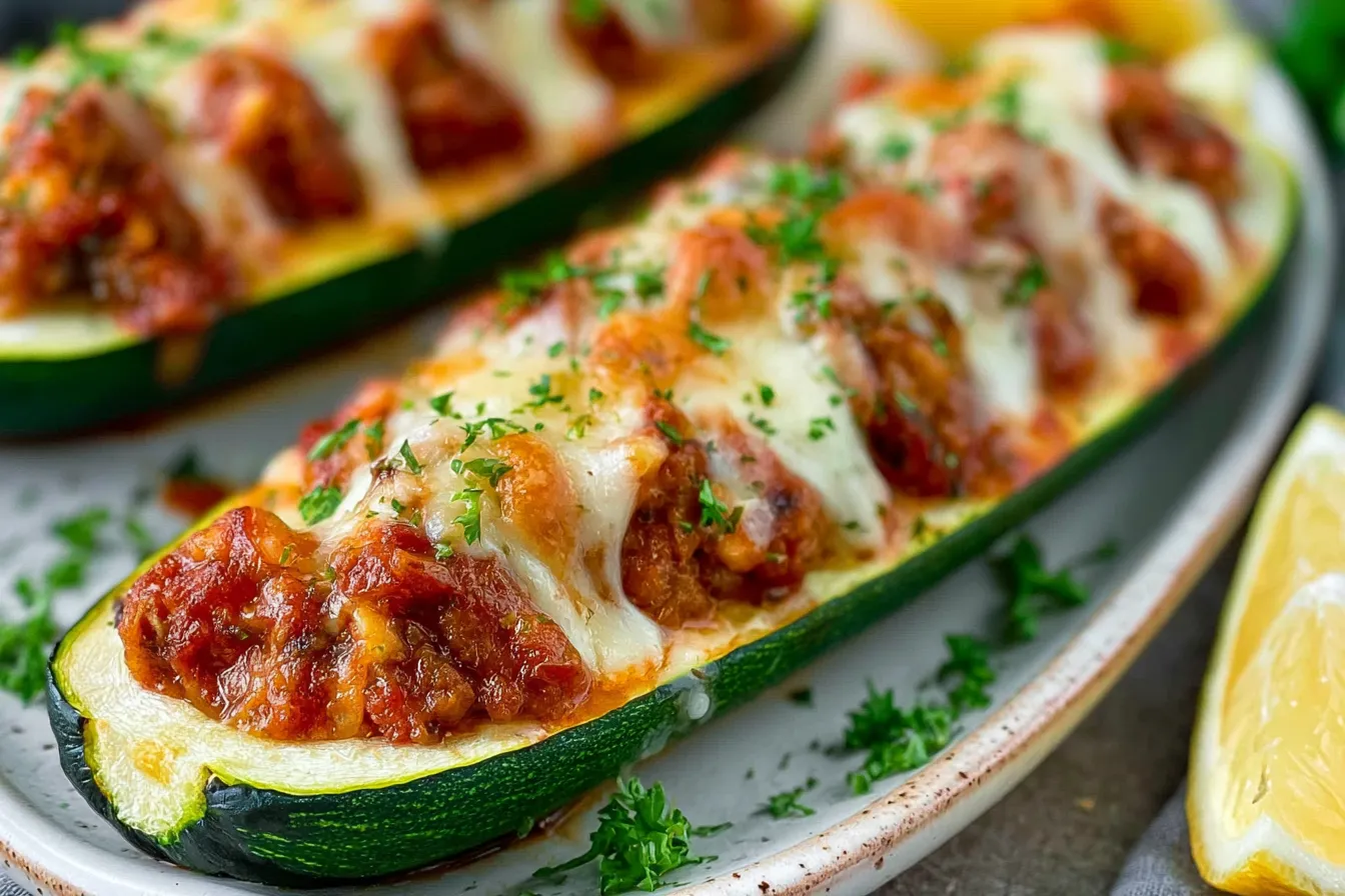Stuffed Zucchini Boats