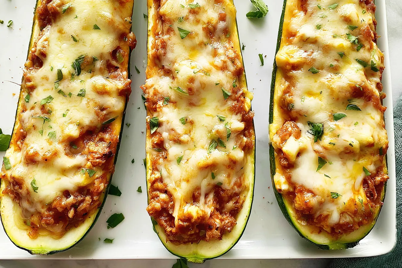 Stuffed Zucchini Boats