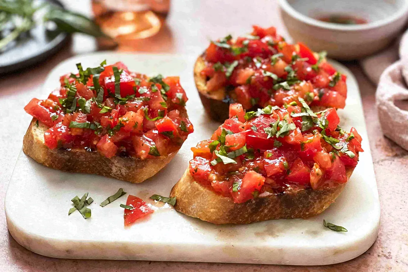 Tomato Basil Bruschetta: A Delightful Slice of Summer 2 Tomato Basil Bruschetta