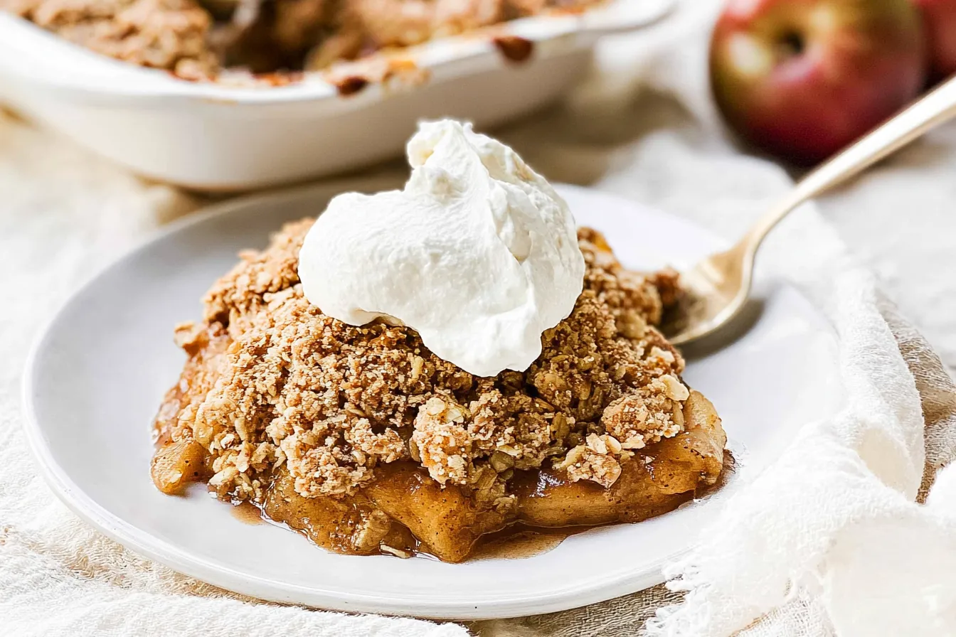 Apple Crisp Fresh Out of the Oven